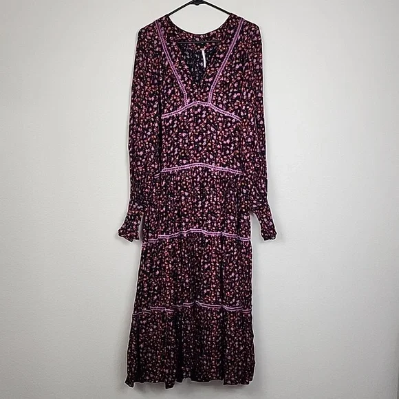 Free People Retro Floral Maxi Dress - Picture 4 of 14